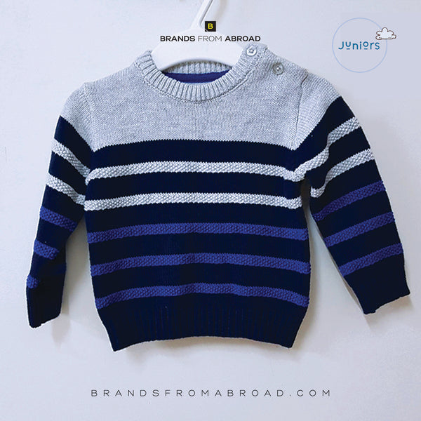 Juniors  Sweater Blue Grey