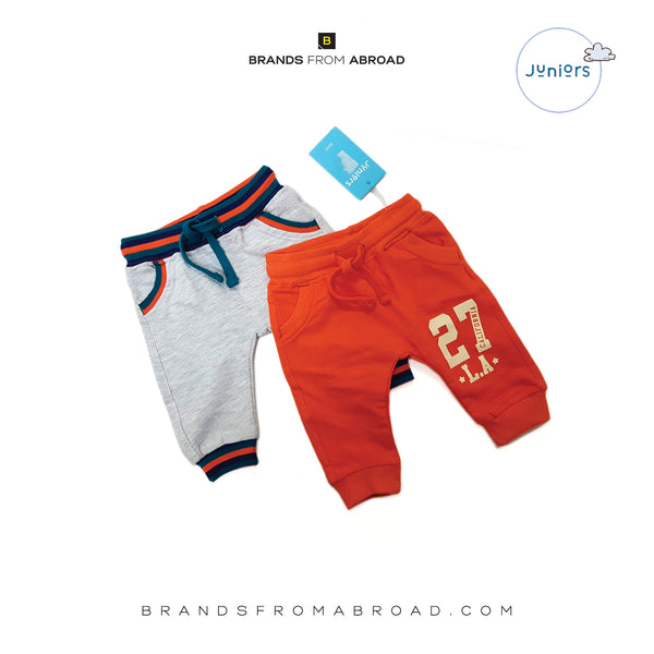 Juniors Baby Jog Pants with Pocket Detail - Set of 2