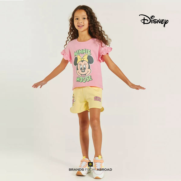 Disney Minnie Mouse Print T-shirt and Shorts Set