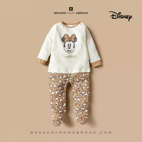 Disney Minnie Mouse  Closed Feet Sleepsuit