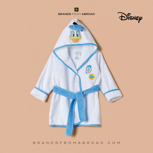 Disney Donald Duck Embroidered Bathrobe