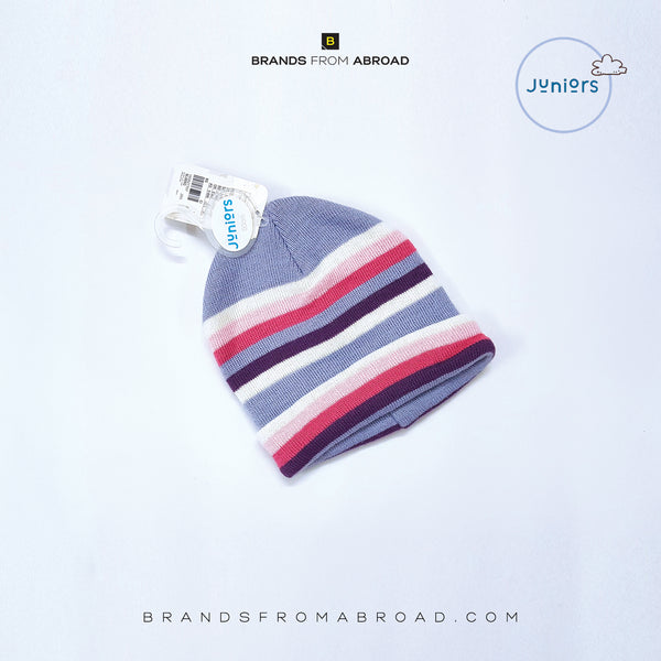 Juniors Striped Warm Cap