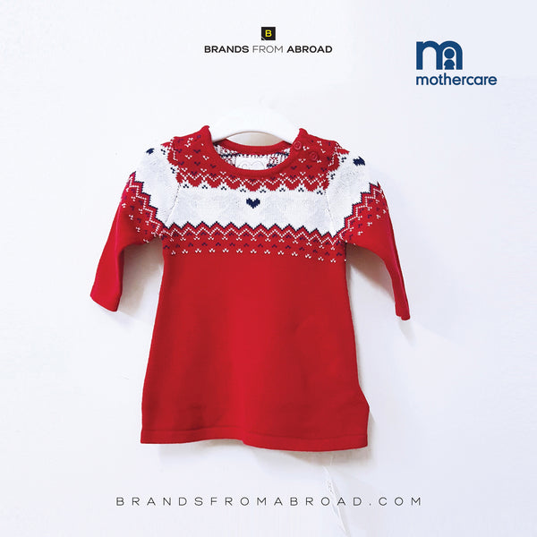 Mothercare Girls Sweater  Red