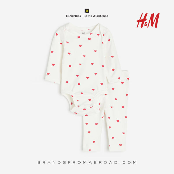 H&M  2-piece set  Organic Cotton