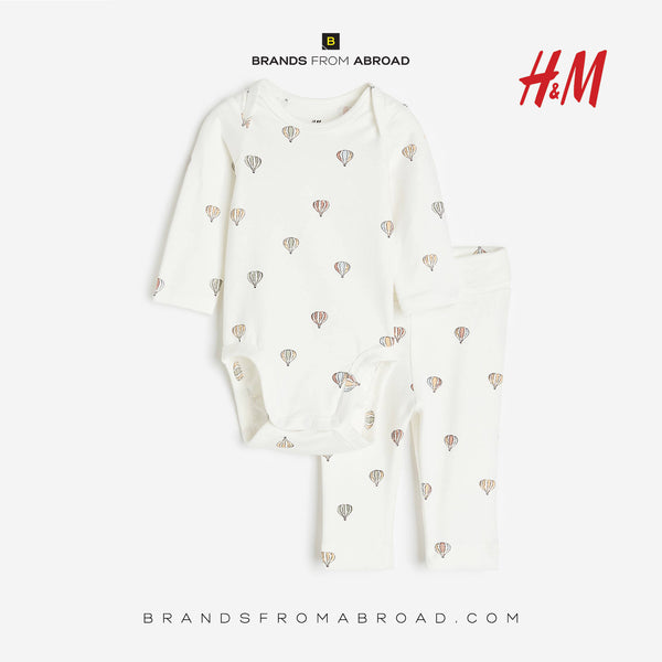 H&M  2-piece set  Organic Cotton