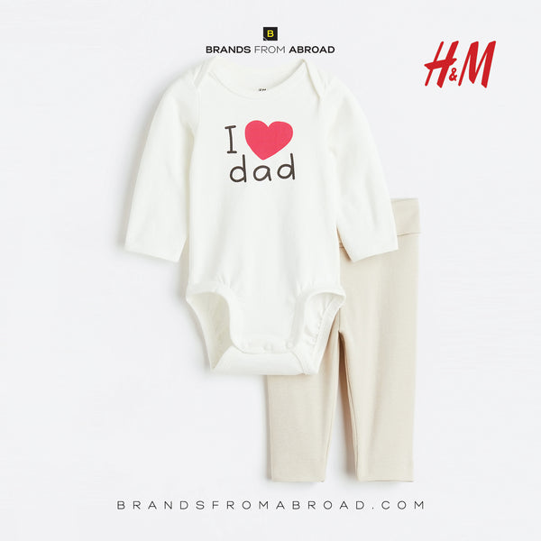 H&M  2-piece set  Organic Cotton  Dad