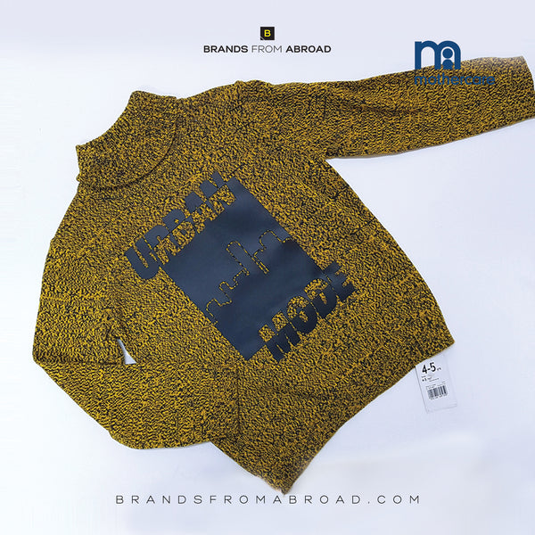 Mothercare Sweater mustard / Black