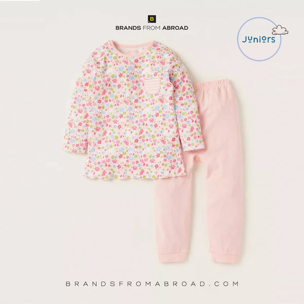 Juniors  Long Sleeves T-shirt & Pyjama Set