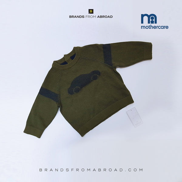 Mothercare Sweater D Green Car