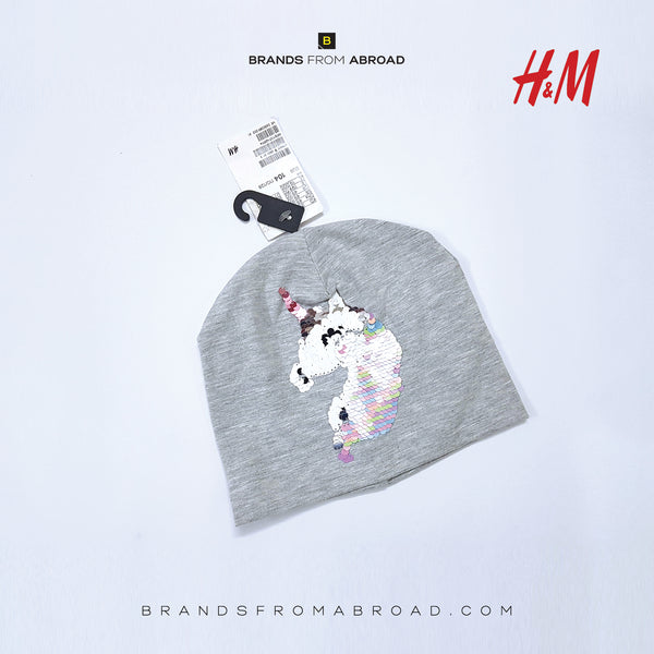 H&M Cap Grey Unicorn Organic Cotton