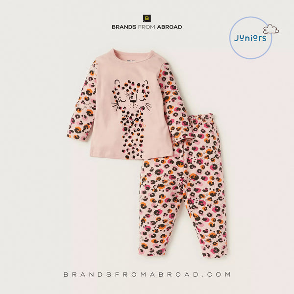 Juniors  Long Sleeves T-shirt & Pyjama Set