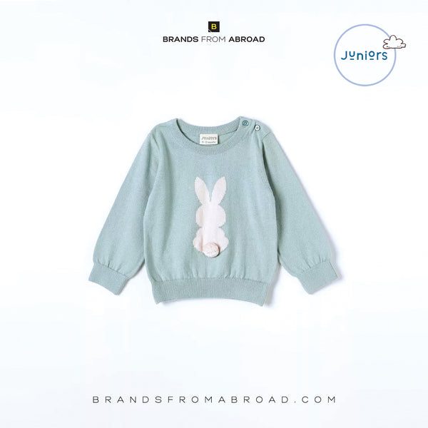 Juniors Pullover Sweater Sea green