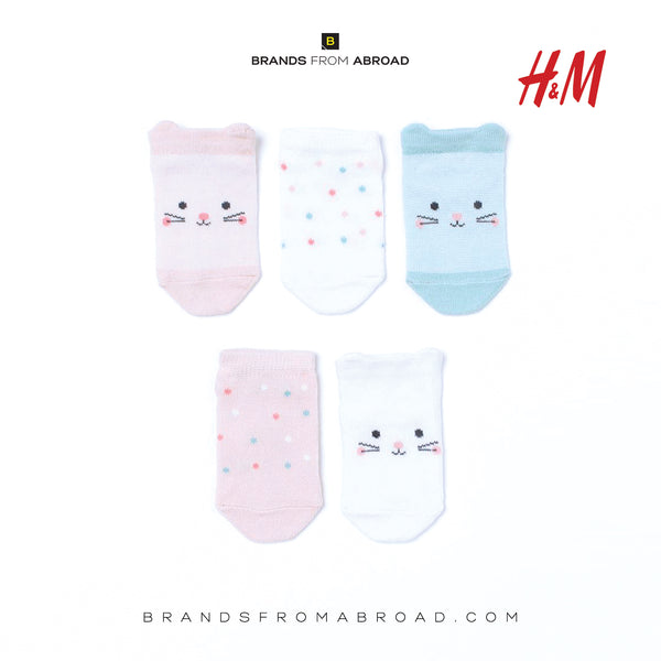 H&M Sock 5-Pack Multi Colours