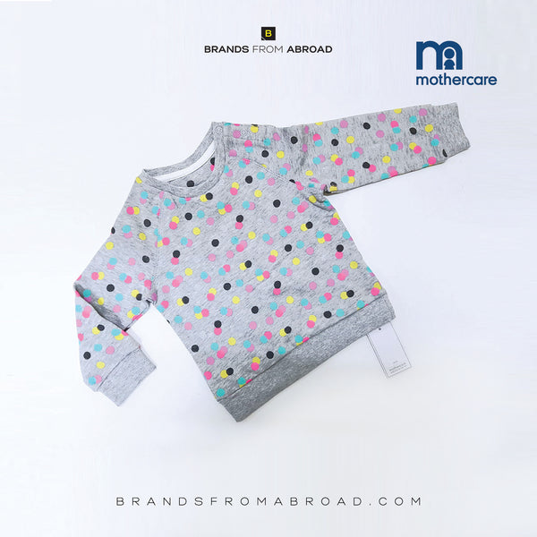 Mothercare Trainer Sweat Shirt  Long Sleeve