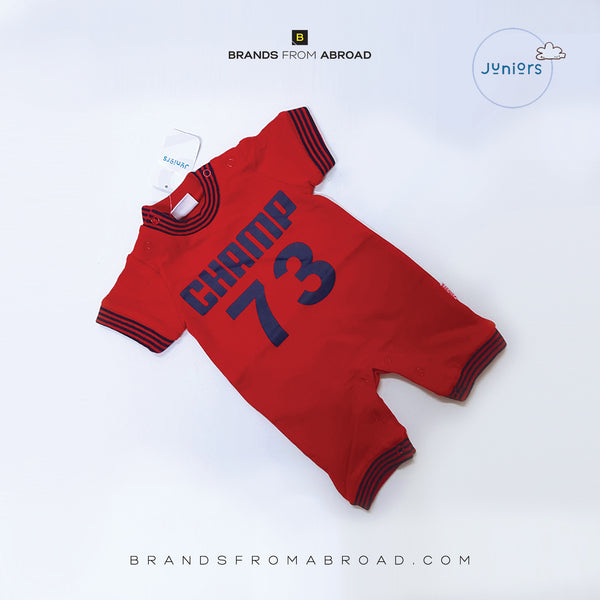 Juniors Short Romper Red Champ 73