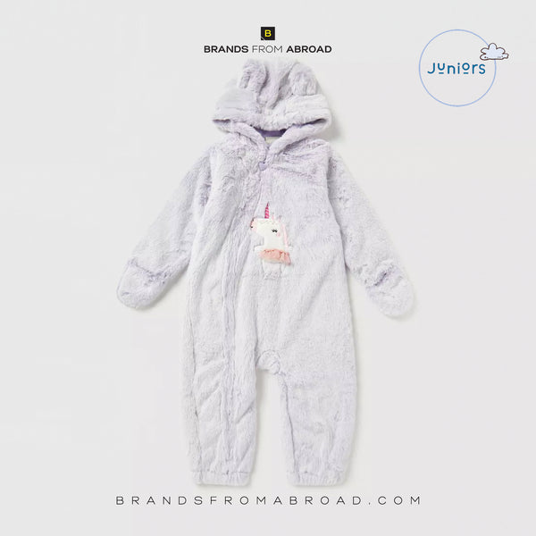 Juniors Unicorn Warm Sleepsuit Hooded