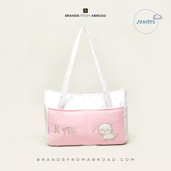 Juniors  Diaper Bag  Pink Kitty