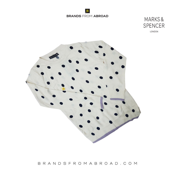 Mark & Spencer sweater polka dot