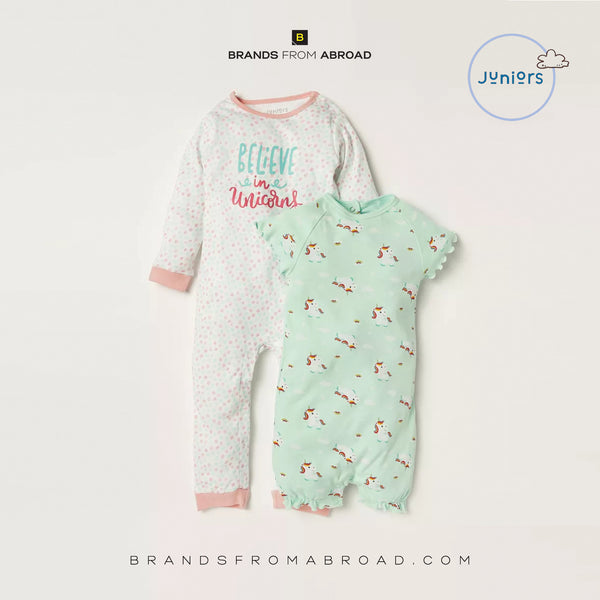 Juniors Sleepsuit & Romper Set of 2