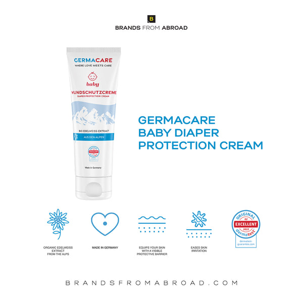 Germacare Baby Diaper Protection Cream Organic - Made in Germany