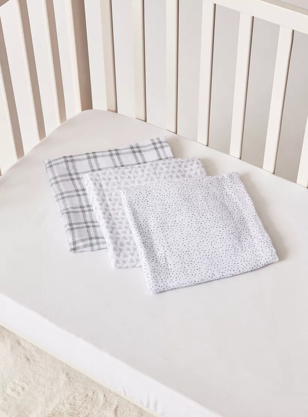 Giggles 3pack Bamboo Swaddle