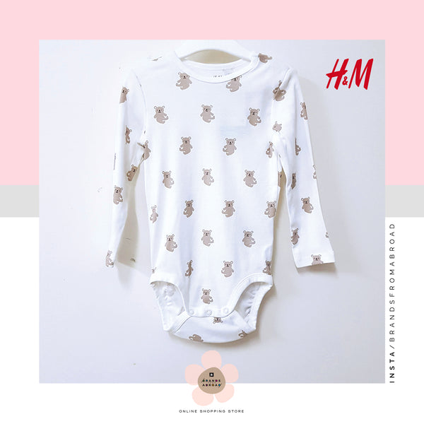 H&M long sleeve Bodysuit Organic Cotton