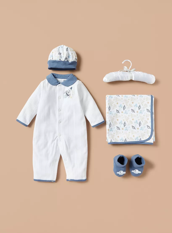Juniors 5-Piece Rocket Embroidered Clothing Gift Set- Starter Set