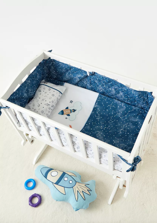 Juniors 4pcs Cradle Space Fun Quilt Set