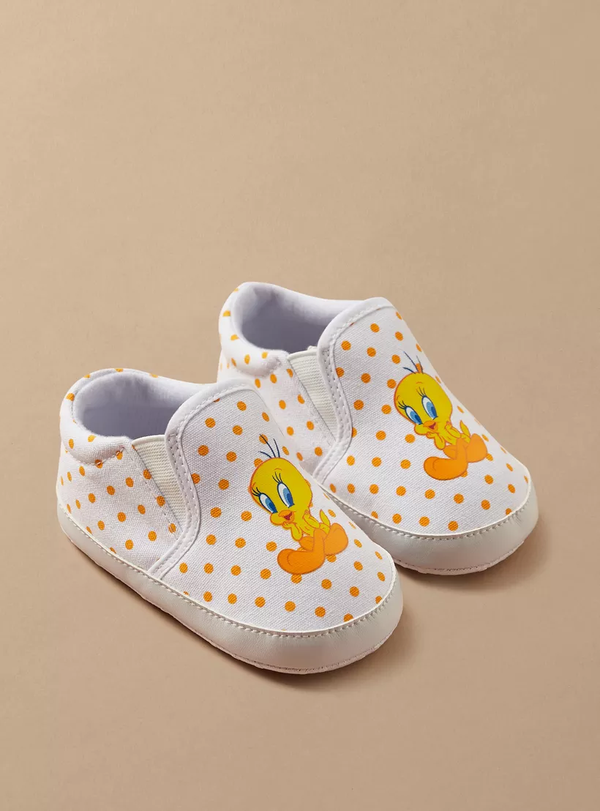 Tweety Print Booties