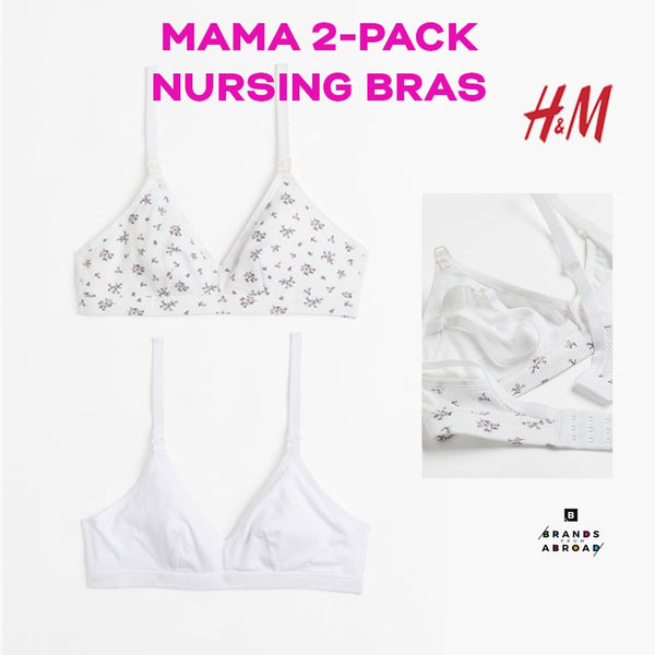 H&M Nursing Bra 2 pack Organic Cotton