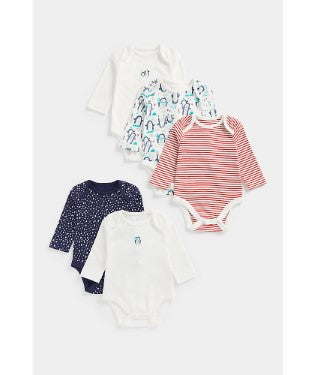 Mothercare long sleeves bodysuit  Set of 5