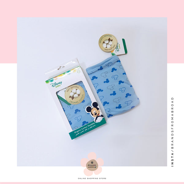 Disney organic cotton swaddle Blue